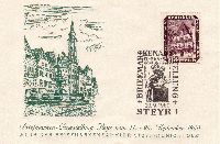 Briefmarkenausstellung Steyr - Münichholz 20. 9. 1960
